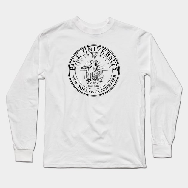 Pace University Long Sleeve T-Shirt by KellogChan